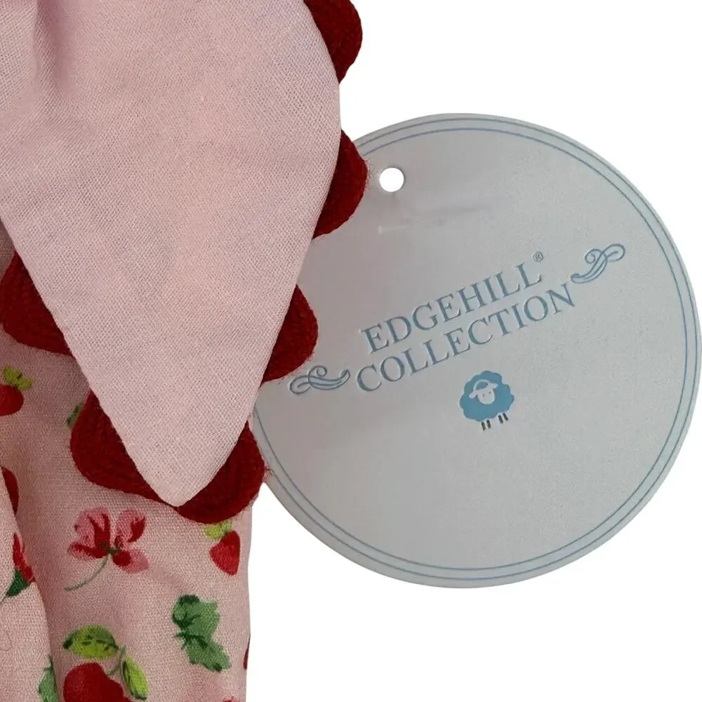 Edgehill Collection Pink Cherry Bow Ruffle Romper Baby Girl Size 3 Months - Picture 8 of 8